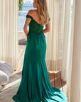 STUNNING LONG DRESS WITH SWEETHEART TOP AND SHEER BONED WAISTLINE_C1647
